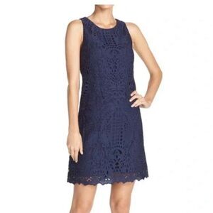 Eliza J navy lace sheath dress, Women’s 6